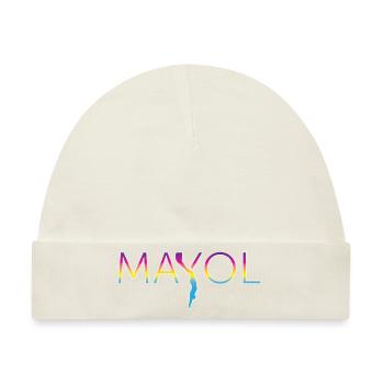 MAYOL – Freediving Legend - Baby Premium Organic Mütze - Naturweiß - Vorne