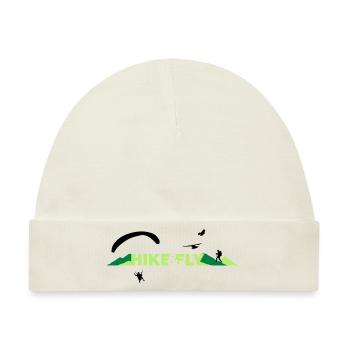 Hike Fly - Baby Premium Organic Mütze - Naturweiß - Vorne