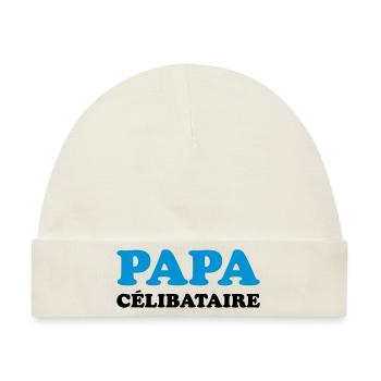 Single Dad - Baby Premium Organic Mütze - Naturweiß - Vorne