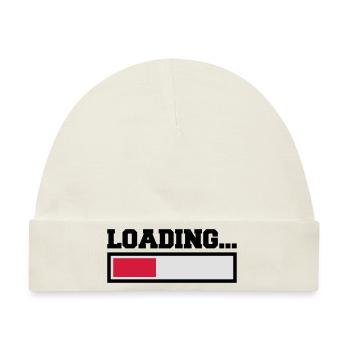 Loading - Baby Premium Organic Mütze - Naturweiß - Vorne