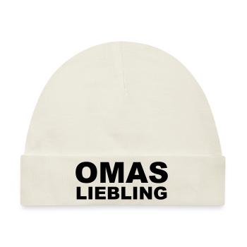 Omas Liebling - Baby Premium Organic Mütze - Naturweiß - Vorne