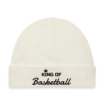Basketball - Basket ball - Basket-ball - Baskette - Baby Premium Organic Mütze - Naturweiß - Vorne