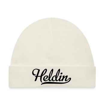Heldin - Baby Premium Organic Mütze - Naturweiß - Vorne