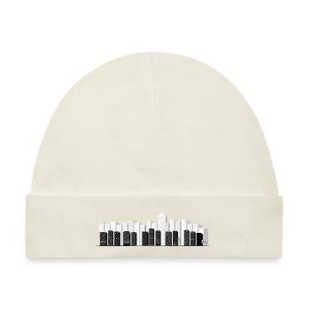 Piano Town - Piano Skyline - Baby Premium Organic Mütze - Naturweiß - Vorne