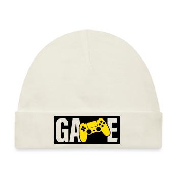 Game Game - Baby Premium Organic Mütze - Naturweiß - Vorne