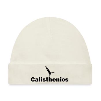 Calisthenics - Baby Premium Organic Mütze - Naturweiß - Vorne