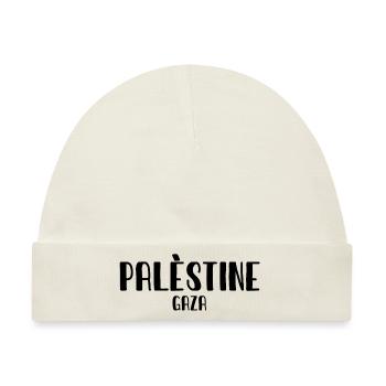 Palestine - Gaza - Arabia - palestinian Palestina - Baby Premium Organic Mütze - Naturweiß - Vorne
