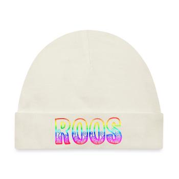 roos rs regenbogen - Baby Premium Organic Mütze - Naturweiß - Vorne