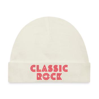 Classic Rock - Baby Premium Organic Mütze - Naturweiß - Vorne