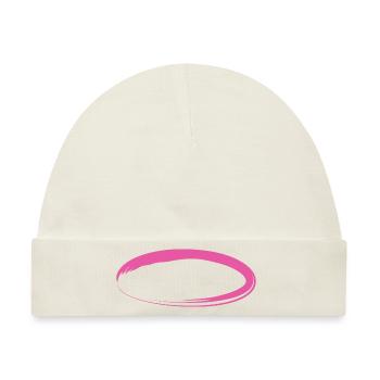 Oval Kreis - Baby Premium Organic Mütze - Naturweiß - Vorne