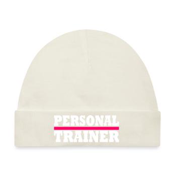 Personal trainer - Baby Premium Organic Mütze - Naturweiß - Vorne