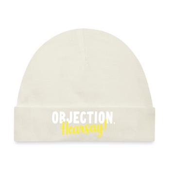 Objection Hearsay - Baby Premium Organic Mütze - Naturweiß - Vorne