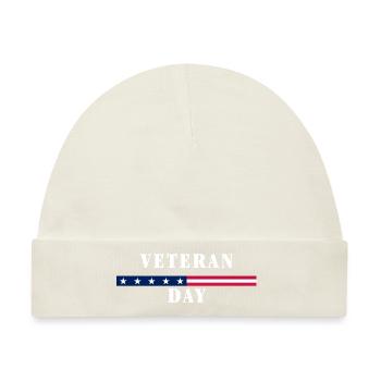 Veteranen-Tag - Baby Premium Organic Mütze - Naturweiß - Vorne