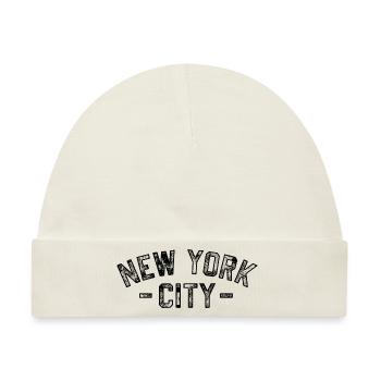 NEW YORK CITY STAMPED VINTAGE - Baby Premium Organic Mütze - Naturweiß - Vorne