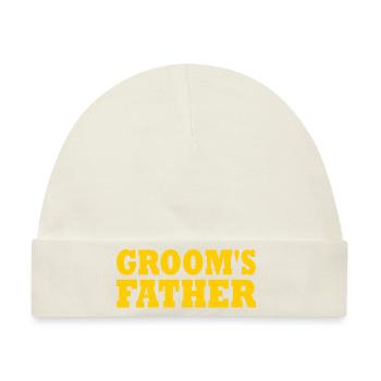 Grooms father - Baby Premium Organic Mütze - Naturweiß - Vorne
