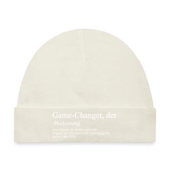 Game - Changer Gamer Gamer - Baby Premium Organic Mütze - Naturweiß - Vorne