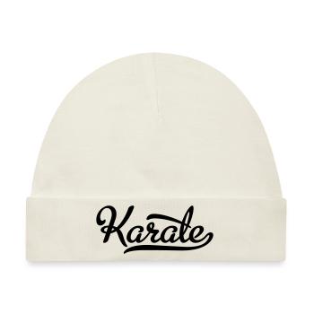 Karate - Baby Premium Organic Mütze - Naturweiß - Vorne
