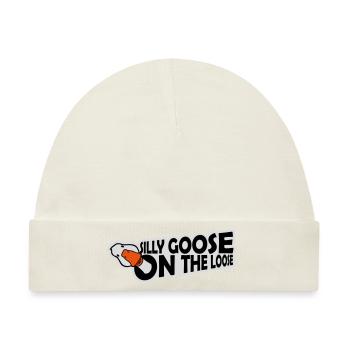 goose on the loose - Baby Premium Organic Mütze - Naturweiß - Vorne