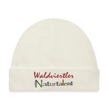 Waldviertler Naturtalent - Baby Premium Organic Mütze - Naturweiß - Vorne