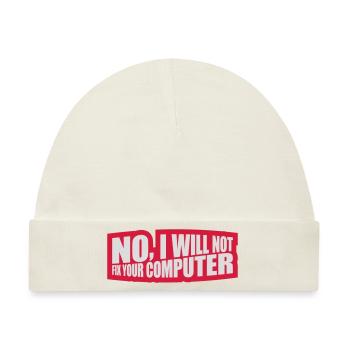 not fix your computer - Baby Premium Organic Mütze - Naturweiß - Vorne