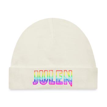 julen rs regenbogen - Baby Premium Organic Mütze - Naturweiß - Vorne