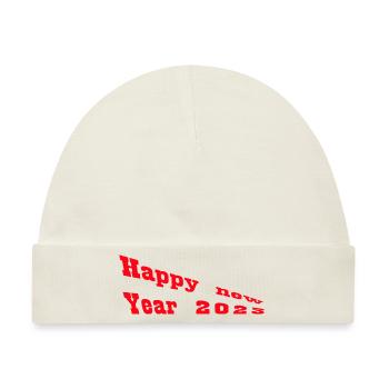 Happy new Year 8 - Baby Premium Organic Mütze - Naturweiß - Vorne
