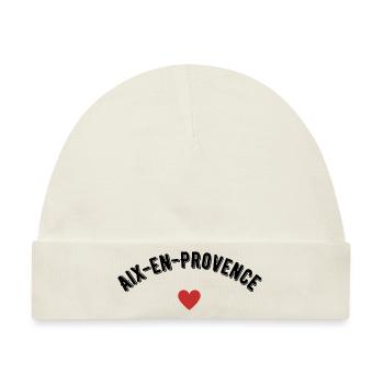 Aix en Provence - Baby Premium Organic Mütze - Naturweiß - Vorne