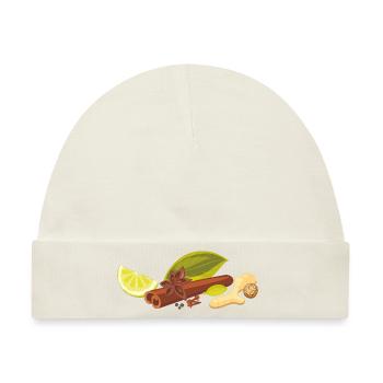 Gewürze für Masala Tee - Baby Premium Organic Mütze - Naturweiß - Vorne