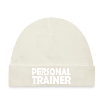 Personal trainer - Baby Premium Organic Mütze - Naturweiß - Vorne