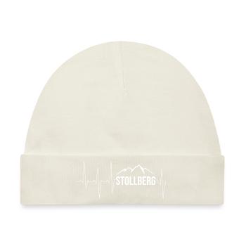 Stollberg Erzgebirge - Baby Premium Organic Mütze - Naturweiß - Vorne