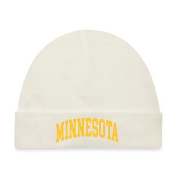 Minnesota gelb - Baby Premium Organic Mütze - Naturweiß - Vorne