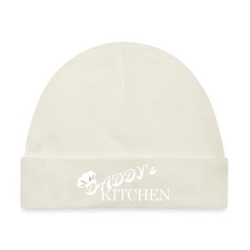 DADDY´s KITCHEN - Baby Premium Organic Mütze - Naturweiß - Vorne