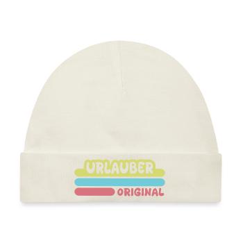 Urlauber - Baby Premium Organic Mütze - Naturweiß - Vorne