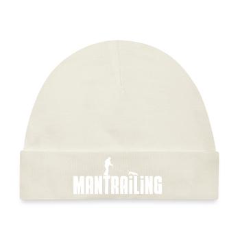mantrailing - Baby Premium Organic Mütze - Naturweiß - Vorne