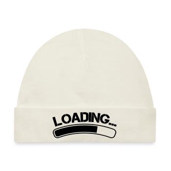 Loading - Baby Premium Organic Mütze - Naturweiß - Vorne