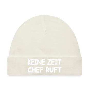 Chef - Baby Premium Organic Mütze - Naturweiß - Vorne
