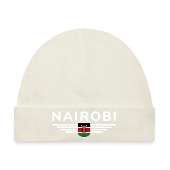 Nairobi Fans: T-Shirt für Kenia-Liebhaber - Baby Premium Organic Mütze - Naturweiß - Vorne