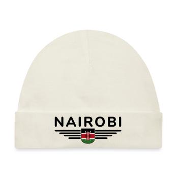Nairobi Fans: T-Shirt für Kenia-Liebhaber - Baby Premium Organic Mütze - Naturweiß - Vorne