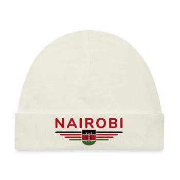 Nairobi Fans: T-Shirt für Kenia-Liebhaber - Baby Premium Organic Mütze - Naturweiß - Vorne