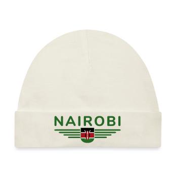Nairobi Fans: T-Shirt für Kenia-Liebhaber - Baby Premium Organic Mütze - Naturweiß - Vorne