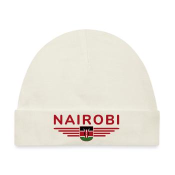 Nairobi Fans: T-Shirt für Kenia-Liebhaber - Baby Premium Organic Mütze - Naturweiß - Vorne