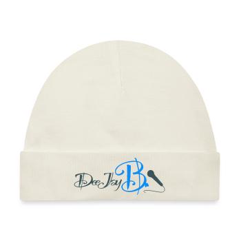 deejay b logo - Baby Premium Organic Mütze - Naturweiß - Vorne