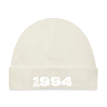Geburtstagsgeschenk 1994 - 1994 - Baby Premium Organic Mütze - Naturweiß - Vorne