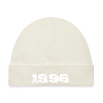 Geburtstagsgeschenk 1996 - 1996 - Baby Premium Organic Mütze - Naturweiß - Vorne