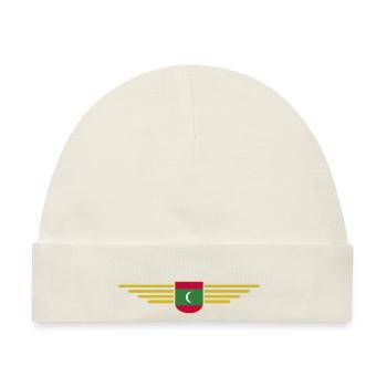 Malediven Fans: Exklusive Shirts - Baby Premium Organic Mütze - Naturweiß - Vorne