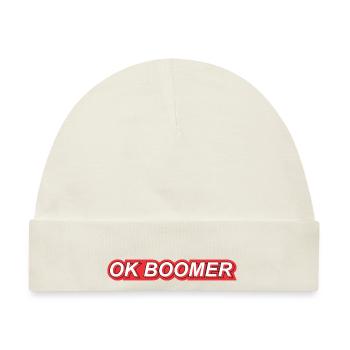 Boomer - Baby Premium Organic Mütze - Naturweiß - Vorne