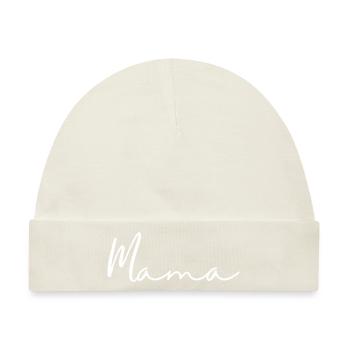 Mamma - Baby Premium Organic Mütze - Naturweiß - Vorne