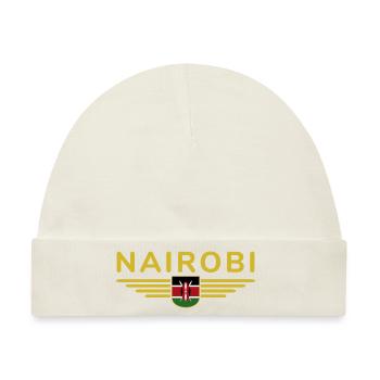 Nairobi Fans: T-Shirt für Kenia-Liebhaber - Baby Premium Organic Mütze - Naturweiß - Vorne