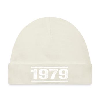 1979 Retro 1979 Geburtstag 1979 Vintage 1979 - Baby Premium Organic Mütze - Naturweiß - Vorne