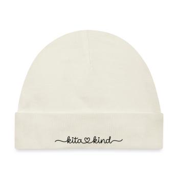 Kita Kind - Baby Premium Organic Mütze - Naturweiß - Vorne